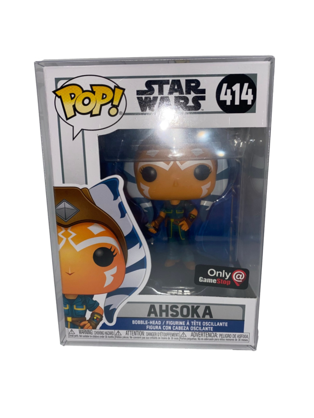 Funko Pop! Star Wars Ahsoka #414 Action Figure Orange and Blue - Picture 1 of 7